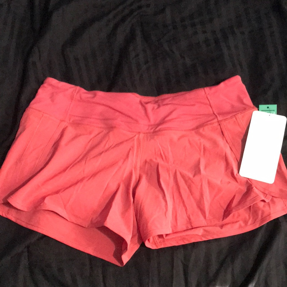lululemon coral run times shorts